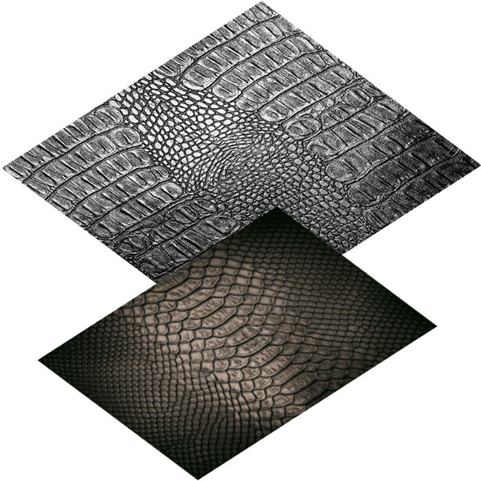 SNAKE und CAYMAN embossing