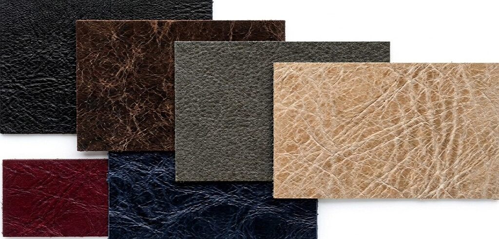 Leather tiles in a range of colors.