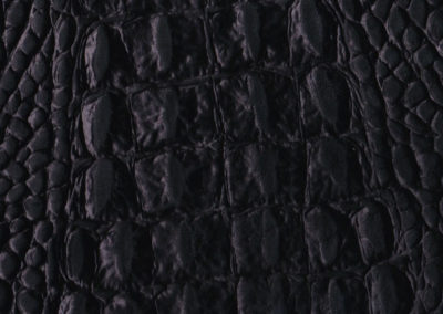 Cayman Black leather flooring and leather wall-covering